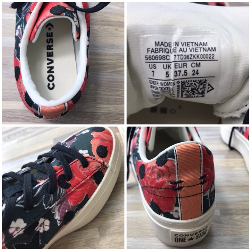 NWT Converse One Star Platform OX Nectarine W AUTH - Picture 7 of 7